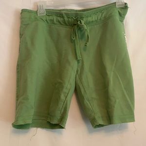 Green cloth shorts